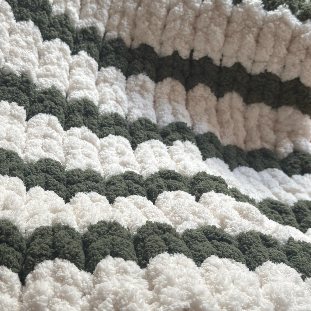 Striped Textured Blanket